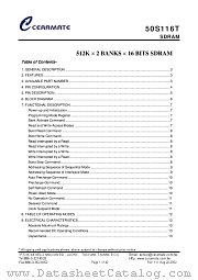 50S116T-7 datasheet pdf Ceramate