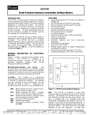 CH1787 datasheet pdf Cermetek microelectronics