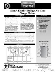 CS3750ENF16 datasheet pdf Cherry Semiconductor