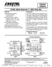 CS5543-KL datasheet pdf Cirrus Logic