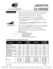 CL10K50EFC484-1 datasheet pdf CLEARLOGIC
