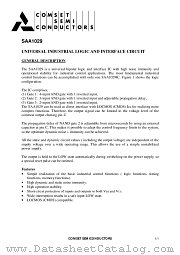 SAA1029 datasheet pdf Comset Semiconductors