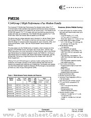 FM336-D datasheet pdf Conexant