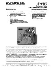EV8380 datasheet pdf CONSUMER MICROCIRCUITS LIMITED