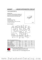 KA22241 datasheet pdf Contek Microelectronics