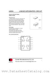 LM324 datasheet pdf Contek Microelectronics
