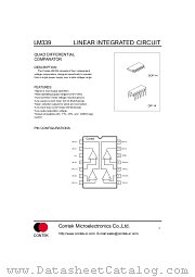 LM339 datasheet pdf Contek Microelectronics