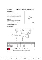TA7358P datasheet pdf Contek Microelectronics