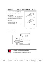U585 datasheet pdf Contek Microelectronics