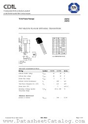 2N3702 datasheet pdf Continental Device India Limited
