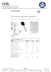 2N3705 datasheet pdf Continental Device India Limited