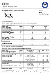 2N3773 datasheet pdf Continental Device India Limited
