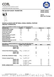 2N4032 datasheet pdf Continental Device India Limited