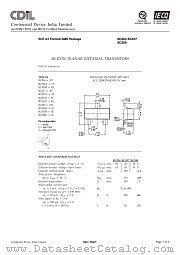 BC856 datasheet pdf Continental Device India Limited
