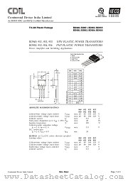 BD953 datasheet pdf Continental Device India Limited