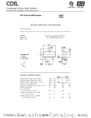 BF822 datasheet pdf Continental Device India Limited