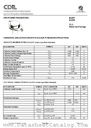 BU208 datasheet pdf Continental Device India Limited
