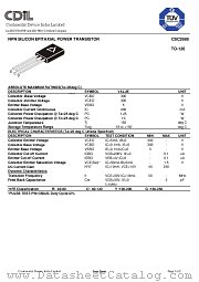 C2688BPL datasheet pdf Continental Device India Limited