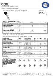 CD13001 datasheet pdf Continental Device India Limited