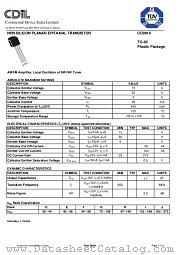 CD9018D datasheet pdf Continental Device India Limited