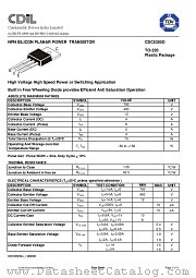 CDC5305D datasheet pdf Continental Device India Limited