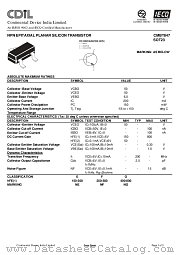 CMBT847G datasheet pdf Continental Device India Limited