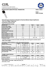 CN453 datasheet pdf Continental Device India Limited