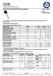 CN652 datasheet pdf Continental Device India Limited
