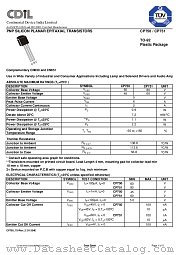 CP750 datasheet pdf Continental Device India Limited