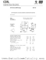 CSA1162GR datasheet pdf Continental Device India Limited