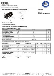 CSC3930 datasheet pdf Continental Device India Limited