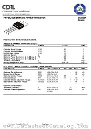 CSA1887 datasheet pdf Continental Device India Limited