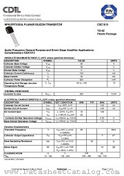 CSC1815GR datasheet pdf Continental Device India Limited