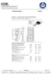 CSC2233 datasheet pdf Continental Device India Limited