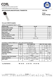 CSC2786 datasheet pdf Continental Device India Limited