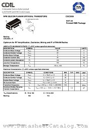 CSC3936 datasheet pdf Continental Device India Limited