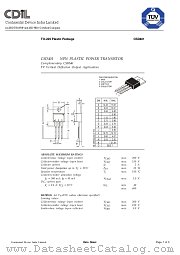 CSD401Y datasheet pdf Continental Device India Limited