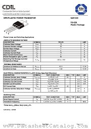 SJE1349 datasheet pdf Continental Device India Limited