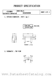 D2A050D00 datasheet pdf Cosmo Electronics