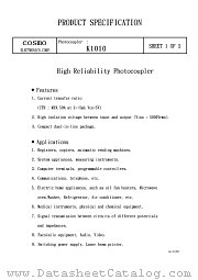 K1010C datasheet pdf Cosmo Electronics