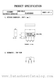 S1A050D00 datasheet pdf Cosmo Electronics