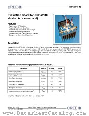 CRF-22010-TB datasheet pdf CREE POWER