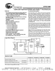 CY7C1350-100AC datasheet pdf Cypress