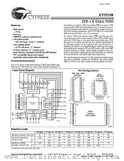 CY7C199L-25ZI datasheet pdf Cypress