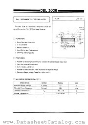 DBL2036 datasheet pdf Daewoo Semiconductor