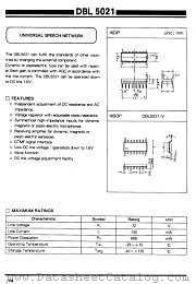 DBL5021-V datasheet pdf Daewoo Semiconductor