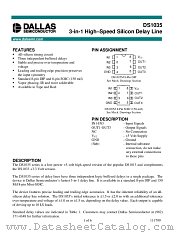 DS1035Z-80_T_R datasheet pdf Dallas Semiconductor