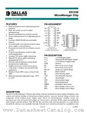 DS1236S-10 datasheet pdf Dallas Semiconductor