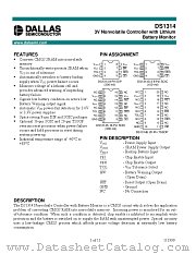 DS1314S-2 datasheet pdf Dallas Semiconductor