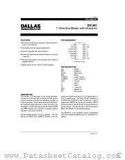 DS1481S datasheet pdf Dallas Semiconductor
